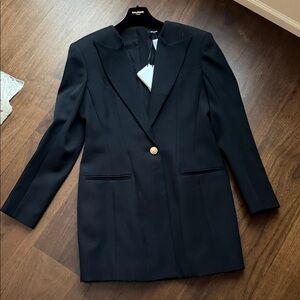 Balmain Black Blazer dress